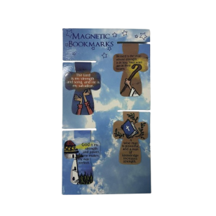 十架軟磁聖經金句經文書籤- 英文 Cross shape Bible verses MAGNETIC BOOKMARS  - 9